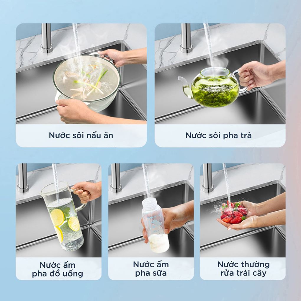 Máy lọc nước A.O. Smith đặt gầm chung cư