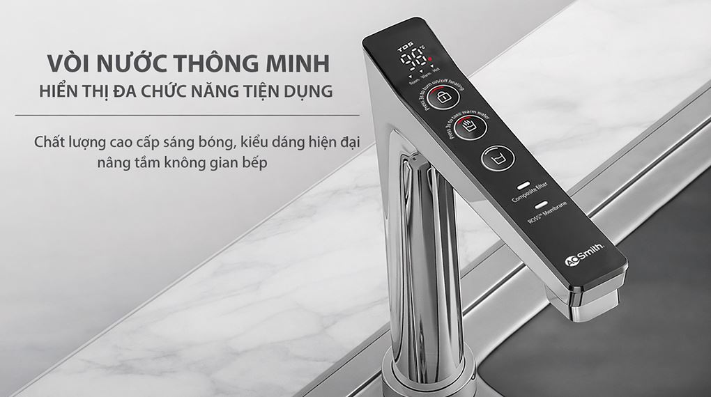 Máy lọc nước A.O. Smith tỷ lệ 2 1
