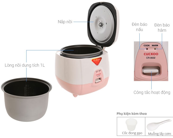 Phụ kiện nồi cơm điện Cuckoo CR-0632 