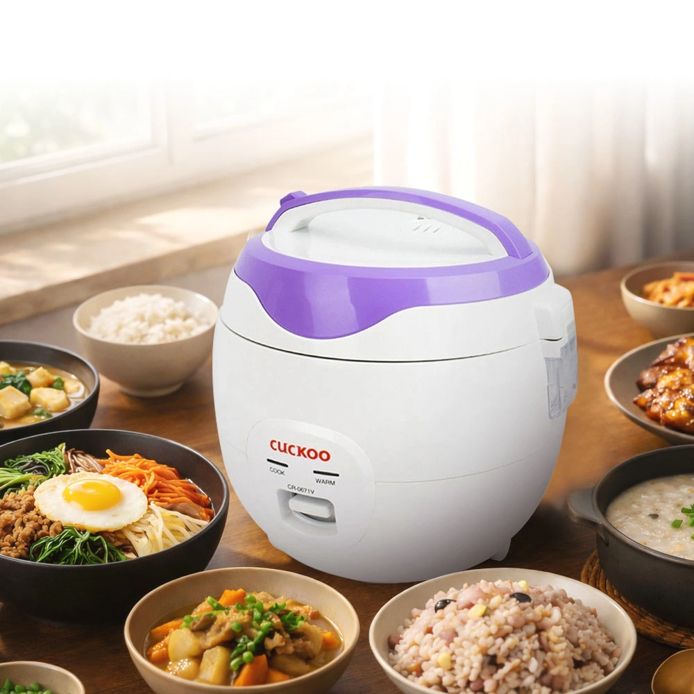 Mua nồi cơm điện Cuckoo CR-0671 màu tím chính hãng
