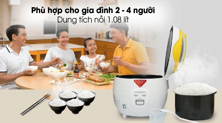 Nồi cơm điện Cuckoo 1.08 lít
