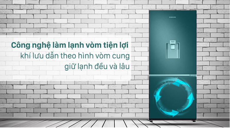 Tủ lạnh Samsung RB27N4190BU làm lạnh đa chiều
