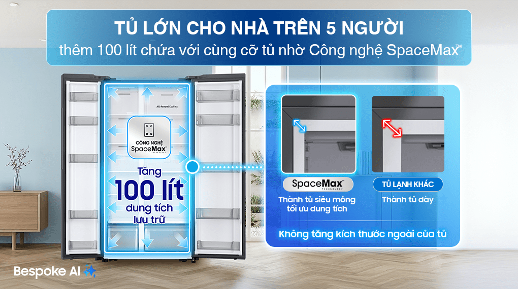 Ngăn đông Samsung RS57DG400EM9SV