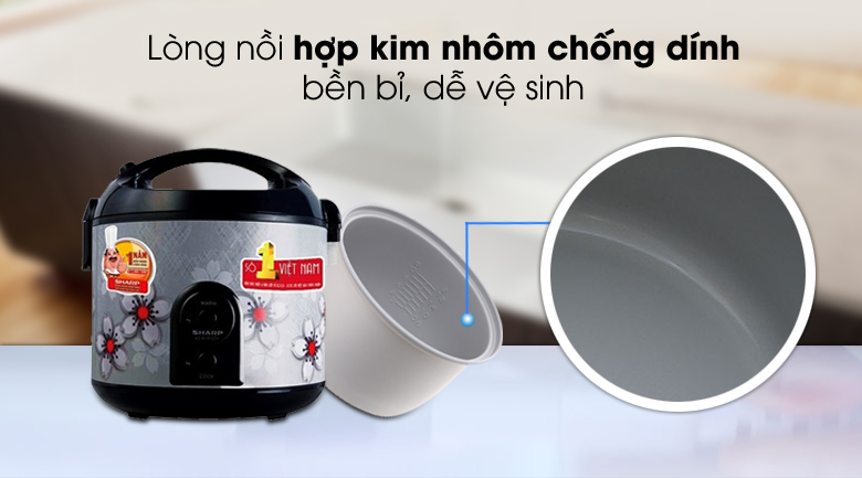Lòng nồi chống dính Sharp KS-NR191STV SS 