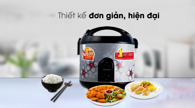 Thiết kế nồi cơm điện Sharp KS-NR191STV SS 
