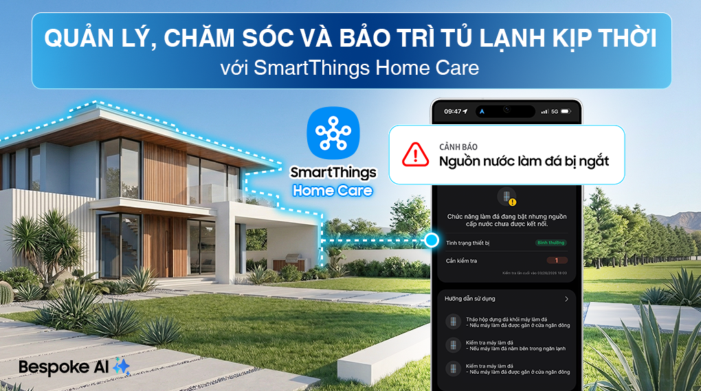 Tủ lạnh Samsung RS70F65Q3FSV AI Inverter