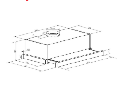 Máy hút mùi âm tủ Canzy CZ-H5060AT